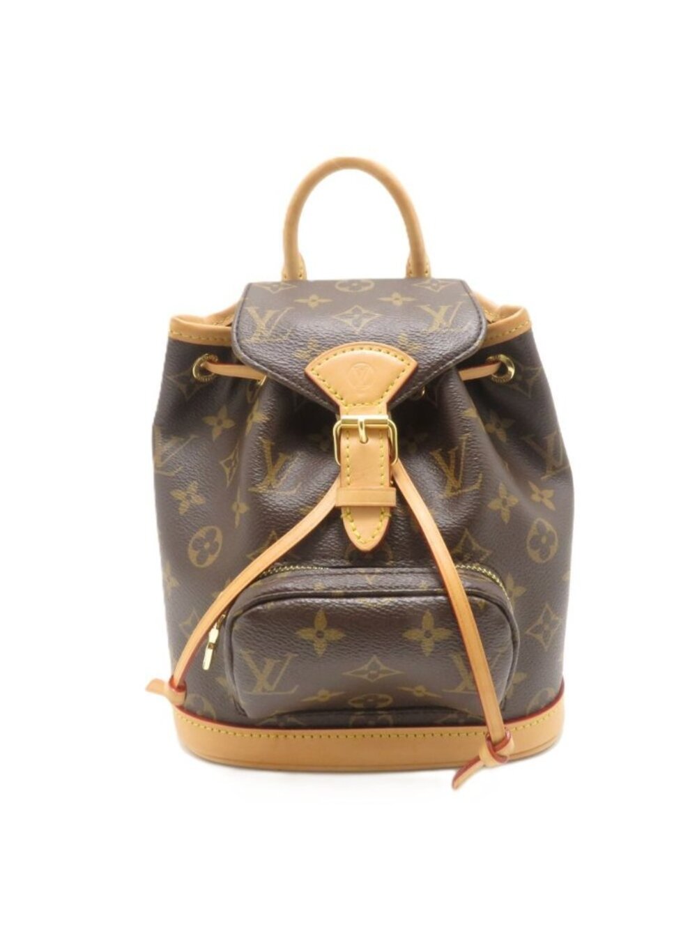 Louis Vuitton Montsouris Mini Monogram Backpack Canvas Brown